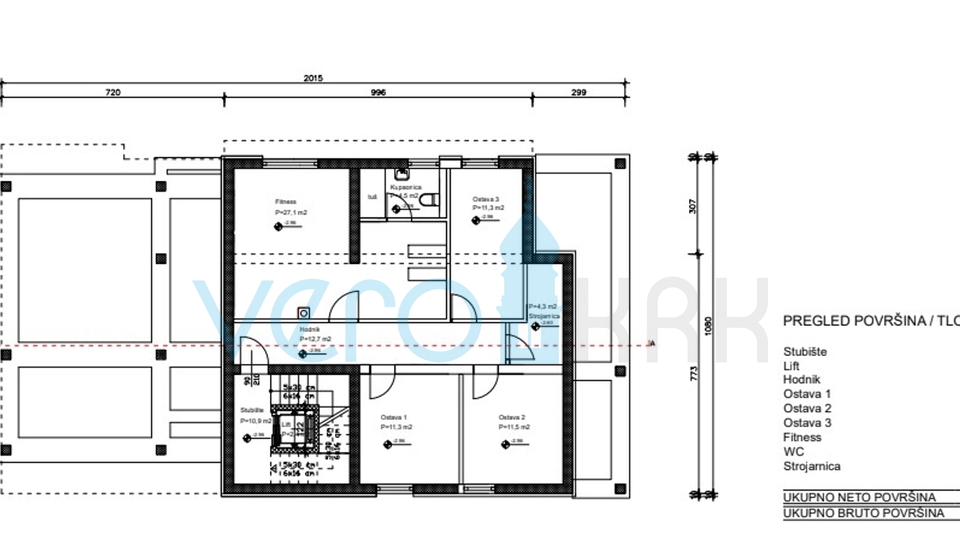 Apartment, 162 m2, For Sale, Vrbnik